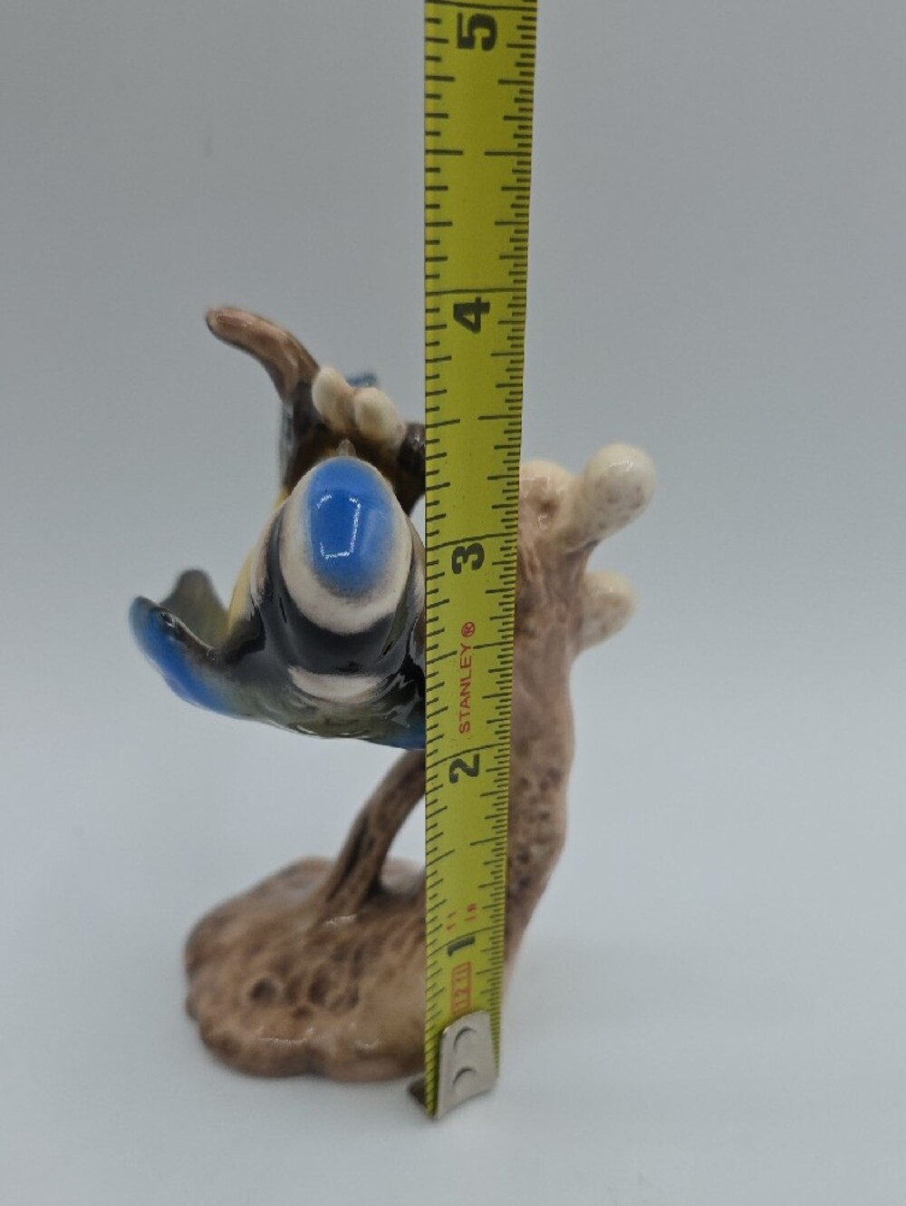 Goebel Blue and Yellow Ceramic Titmouse Figurine - Picture 4 of 8